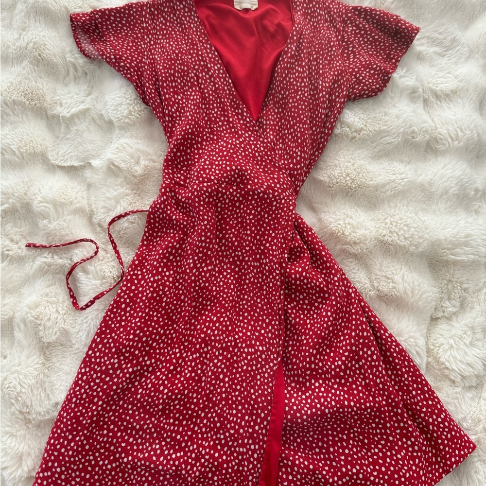 Darling Red and White polkadot dress